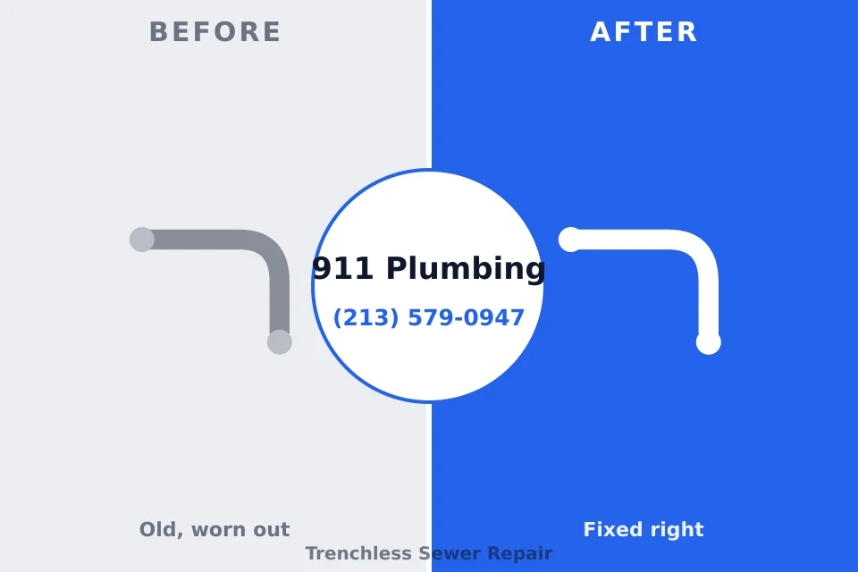 Before and after: plumbing repair Port Barrington, IL